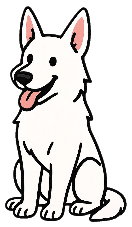 Aramis the White Swiss Shepherd